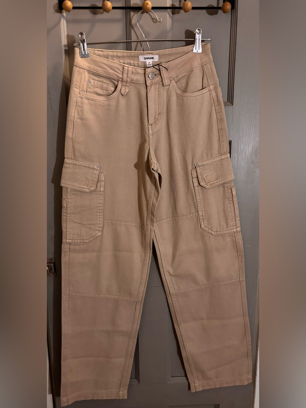 Garage Beige Cargo Jeans